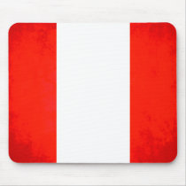 Colorful Contrast PeruvianFlag Mousepad