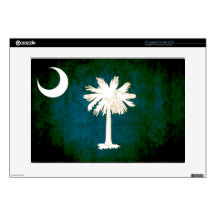 Colorful Contrast South CarolinianFlag 15" Laptop Decal