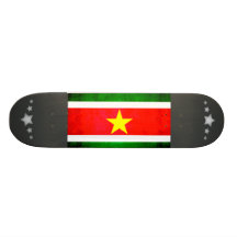 Colorful Contrast SurinamerFlag Skate Boards