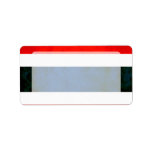 Colorful Contrast ThaiFlag labels