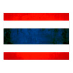 Colorful Contrast ThaiFlag posters