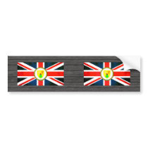 Colorful Contrast TurkFlag Bumper Sticker