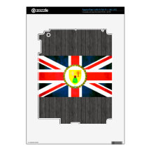 Colorful Contrast TurkFlag iPad 3 Decal