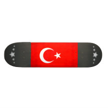 Colorful Contrast TurkishFlag Skateboard Decks