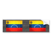Colorful Contrast VenezuelanFlag Bumper Sticker