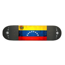 Colorful Contrast VenezuelanFlag Skate Boards
