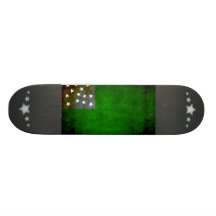 Colorful Contrast VermontFlag Custom Skateboard
