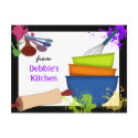 Colorful Cooking Recipe Card by NicChic