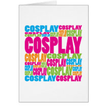 Colorful Cosplay Greeting Cards