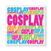 Colorful Cosplay magnets by busybees Colorful Cosplay magnets