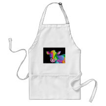 Colorful Cow Aprons