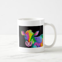 Colorful Cow Mug