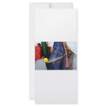 Colorful crabbing fishing nets and floats, florida rack cards