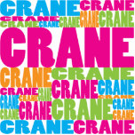 Colorful Crane Photo Cut Out