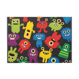 Colorful Crazy Fun Monsters Creatures Pattern Cases For iPad Mini