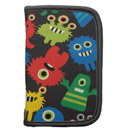 Colorful Crazy Fun Monsters Creatures Pattern Organizer