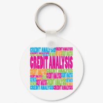 Colorful Credit Analysis keychains by busybees Colorful Credit Analysis keychains