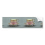 Colorful cup and saucer , Berlin, Germany Bumper Stickers
