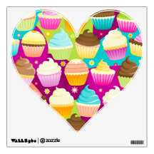 Colorful Cupcakes Wall Skins