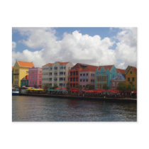 Colorful Curacao Postcard by cat777 Colorful Curacao Postcard
