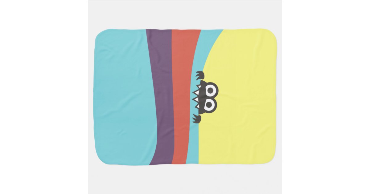 Colorful Cute Cartoon Character Baby Blankets Zazzle