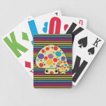 Colorful Cute Spotted Kawaii Mushroom Toadstools Bicycle Poker Deck