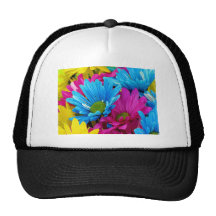 Colorful Daisies Mesh Hats