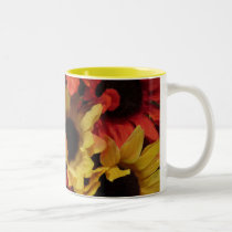 Colorful Daisies mugs by Priscilla48 Colorful Daisies mugs