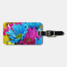Colorful Daisies Travel Bag Tags
