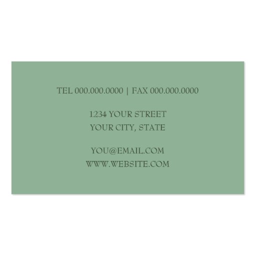 Colorful Damask  Business Card (back side)