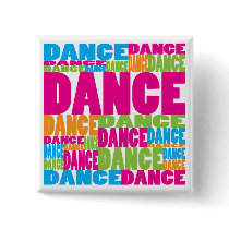Colorful Dance Pinback Button