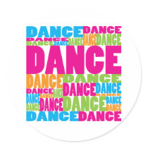 Colorful Dance Stickers