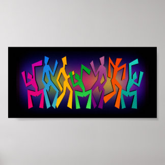 colorful dancing figures