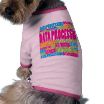 Colorful Data Processing pet clothing by busybees Colorful Data Processing pet clothing