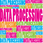 Colorful Data Processing Photo Sculptures