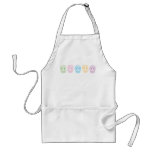 Colorful Day of the Dead Skulls aprons