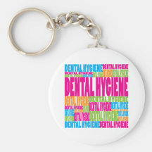 Colorful Dental Hygiene Keychains