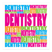 Colorful Dentistry posters by busybees Colorful Dentistry posters