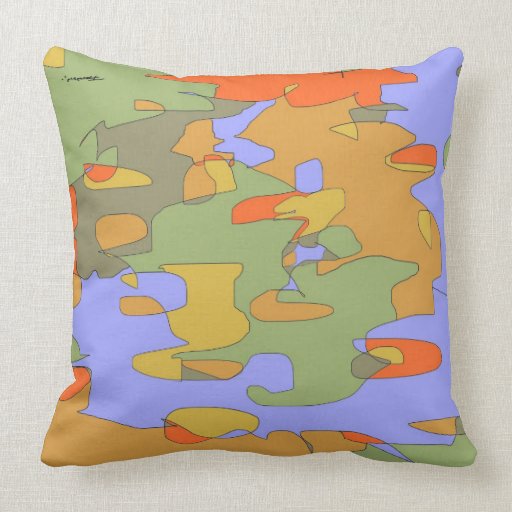 Colorful design pillow