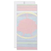 Colorful details customized rack card