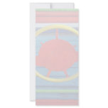 Colorful details customized rack card