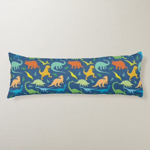 Colorful Dinosaurs Body Pillow Zazzle
