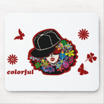 Colorful DIVA (wide) mousepads