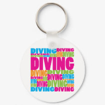 Colorful Diving keychains by busybees Colorful Diving keychains
