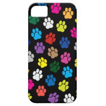 Colorful Dog Paws iPhone 5 Case casemate cases