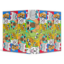 Colorful Doggies Avery Binder