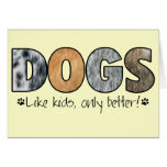 Colorful Dogs Card