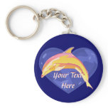 Colorful Dolphin Keychain