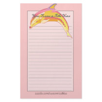 Colorful Dolphin Stationery by Customizables Colorful Dolphin Stationery