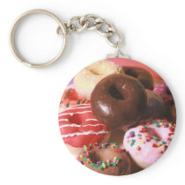 Colorful Donuts Keychain